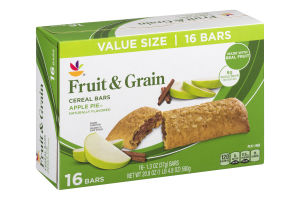 Ahold Fruit & Grain Cereal Bars Apple Pie - 16 CT