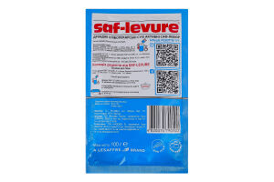Дрожжи сухие хлебопекарные активные Saf-Levure м/у 100г