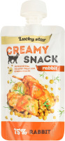 Лакомство для котов Нежное пюре с мясом кролика Lucky Star д/п 85г