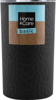 Стакан д/зубн щіток Home&Care Basic чорний987674
