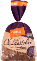 Хліб половинка в нарізці Оксамитовий Київхліб м/у 350г