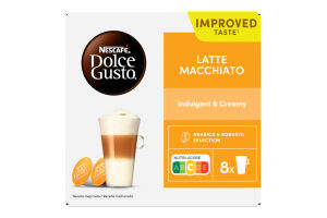 Напиток кофейный Латте макьято Dolce Gusto Nescafe к/у 183.2г