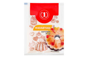 Желатин пищевой ТМ "1" м/у 15г