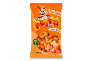 Палички кукурудзяні Flips зі смаком іриски