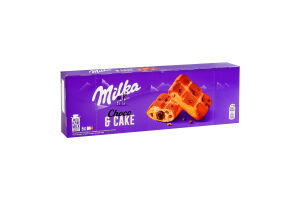 Пирожное бисквитное с шоколадной начинкой и кусочками молочного шоколада Choco&Cake Milka к/у 5х35г