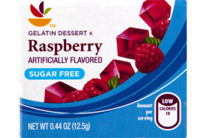 Ahold Gelatin Dessert Raspberry Sugar Free