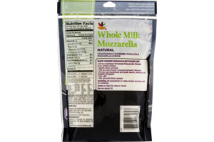 Ahold Whole Milk Mozzarella Traditionally Shredded