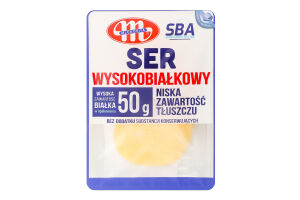 Сир високобілковий Super Body Active нарізаний 140г Mlekovita