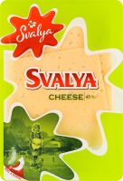 Сир 45% нарізка напівтвердий Svalya лоток 150г