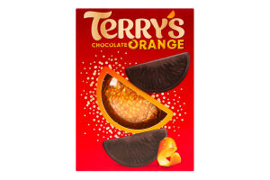 Апельсин шоколадный из темного шоколада с ароматом апельсина Terry's к/у 145г