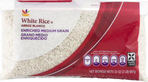 Ahold White Rice Enriched Medium Grain