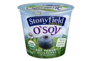 Stonyfield Organic O'Soy Yogurt Blueberry
