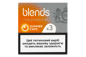 Изделие табакосодержащее для электрического нагревания с фильтром Blends Summer Caps 3x20шт