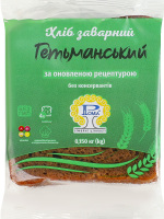 Хліб нарізний заварний Гетьманський Рома м/у 0.15кг