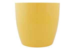 Горщик квіт. Don-Plast AGA 16 см жовтий DA 16 И648 (Польща)