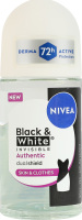 Антиперспірант Автентичний Чорне та біле Невидимий Nivea 50мл