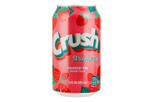 Напій Crush Strawberry б/алкогольний газований з/б