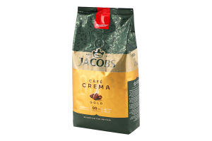 Кофе натуральный жареный в зернах Gold Crema Jacobs м/у 500г