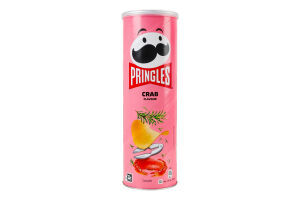 Чипсы картофельные Краб Pringles тубус 165г