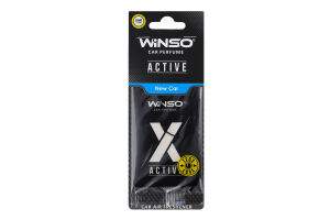 Ароматизатор Winso X Active целюлозний New Car