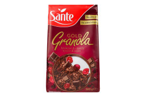 Гранола Brownie&cherry Gold Sante м/у 300г