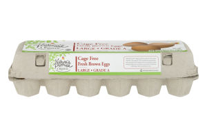 Nature's Promise Organic Cage Free Large Fresh Brown Eggs - 12 CT