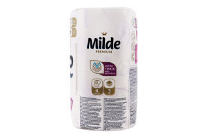 Бумага туалетная 3-х слойная Relax purple Premium Milde 4шт