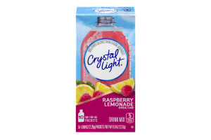 Crystal Light On-The-Go Raspberry Lemonade Packets - 10 CT