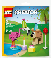 Конструктор для дітей від 6років №30715 Cute animal birthday party Creator Lego 64ел