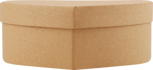 Коробка подарункова Серце крафтове 16*14*6см Parus Yang