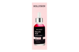 Пілінг-сироватка для обличчя кислотна Glycolic acid Hollyskin 30мл