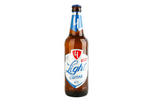 Пиво 0.5л 4.3% светлое пастеризованное Light Чернігівське бут