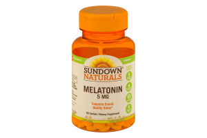 Sundown Naturals Melatonin 5mg Tablets - 90 CT