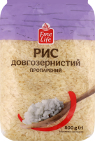 Рис длинозернистый шлифованный пропаренный Fine Life м/у 800г