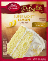 Betty Crocker Delights Super Moist Cake Mix Lemon