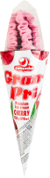 Морозиво 15% пломбір з підваркою у вафельному ріжку Вишня Gran-Pri Ласунка м/у 155г