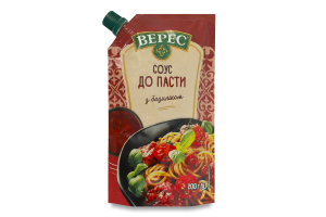 Соус с базиликом нестерилизированный К пасте Верес д/п 200г