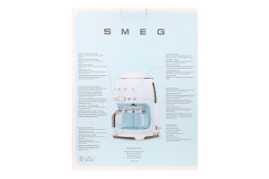 Кавоварка Smeg крапельна чорна DCF02BLEU