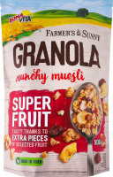 Мюслі з висушеними та зацукрованими фруктами Granola super fruit Bona Vita д/п 500г