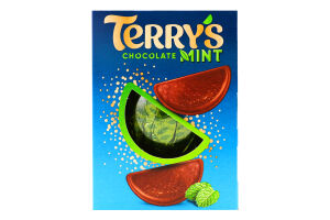 Виріб кондитерський Апельсин з молочного шоколаду з м'ятою 145г Terry's Chocolate