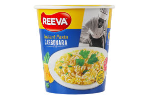 Макароны быстрого приготовления Карбонара Reeva ст 70г
