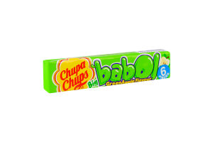 Гумка жувальна зі смаком зеленого яблука Big babol Chupa Chups м/у 27.6г