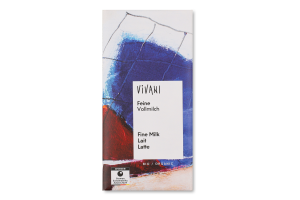 Шоколад молочний органічний 80г Vivani