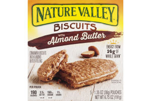 Nature Valley Biscuits Cinnamon Biscuits With Almond Butter - 5 CT