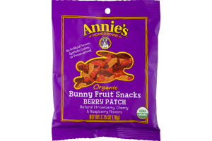 Annie's Homegrown Organic Bunny Fruit Snacks Berry Patch