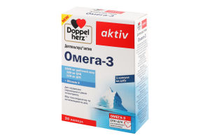 Омега-3 30капсул Doppelherz Aktiv
