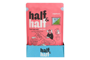 Корм влажный полнорационный для котят до 12мес с белой рыбой и горохом в желе Premium Half&Half д/п 85г