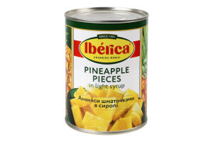 Ананас кусочками в сиропе Iberica ж/б 565г