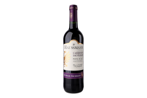Вино 0.75л 13.5% красное сухое Cabernet Sauvignon Haussmann бут
