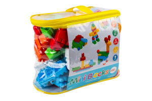 Конструктор для дітей від 1року №39982 Mini blocks Tigres 100ел